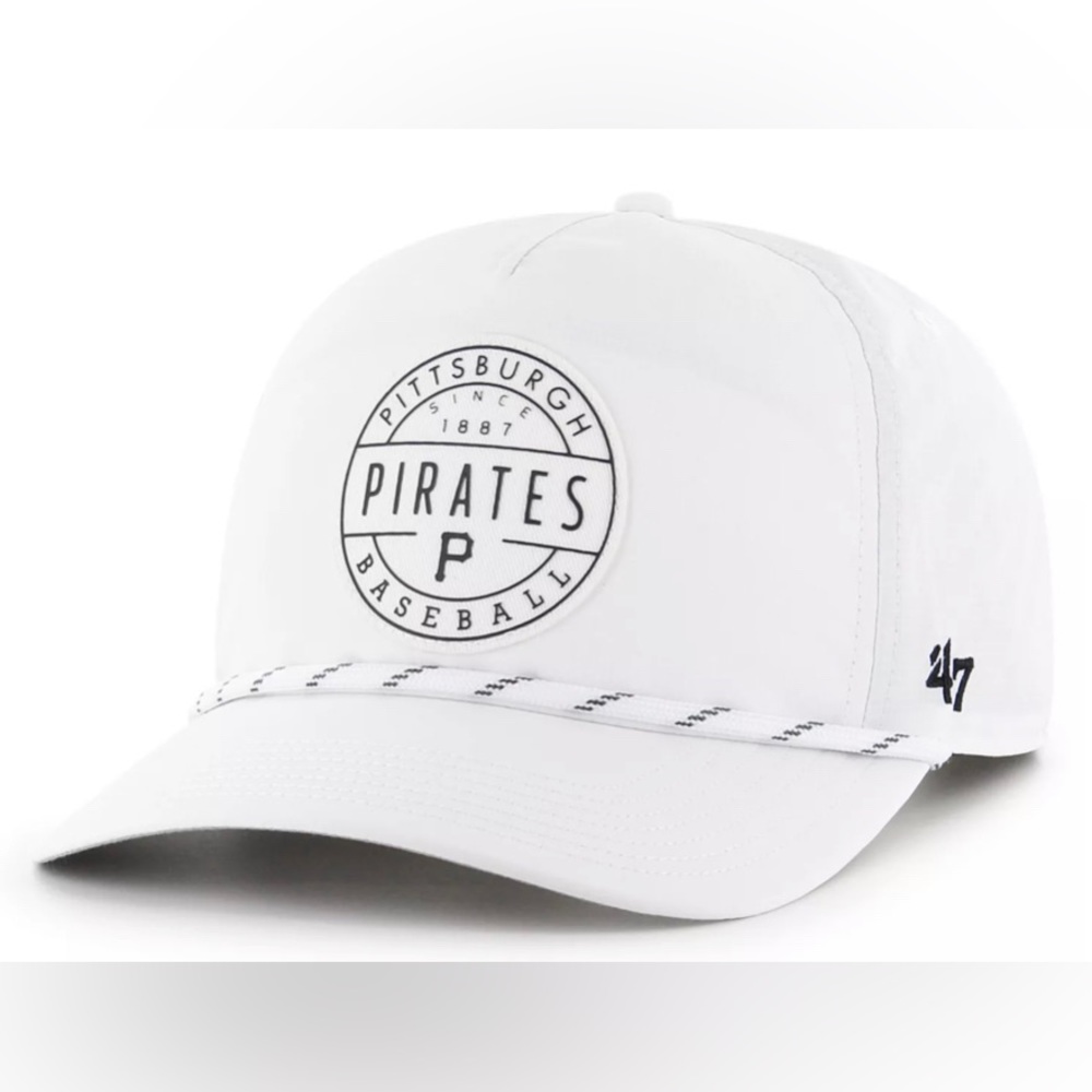 COPY - '47 Men's Pittsburgh Pirates White Rope Captain Adjustable Hat NWT